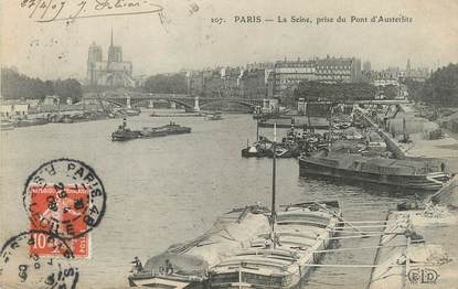 / CPA FRANCE 75012 "Paris, la Seine"