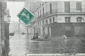 75 Pari / CPA FRANCE 75007 "Paris, janvier 1910" / INONDATION