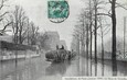 / CPA FRANCE 75006 "Paris, janvier 1910, le quai de Grenelle" / INONDATION
