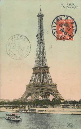 / CPA FRANCE 75008 "Paris, la tour Eiffel"