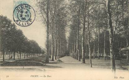 / CPA FRANCE 03 "Vichy, le parc"