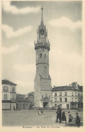 / CPA FRANCE 27 "Evreux, la tour de l'horloge"