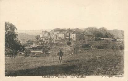 / CPA FRANCE 84 "Grambois, vue  générale"