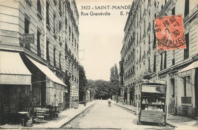 / CPA FRANCE 94 "Saint Mandé, rue Grandville"