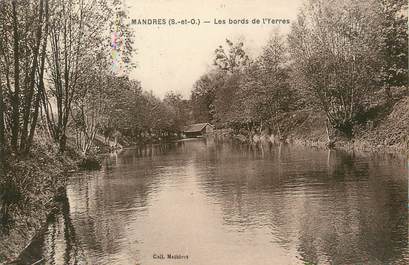 / CPA FRANCE 94 "Mandres, les bords de l'Yerres"