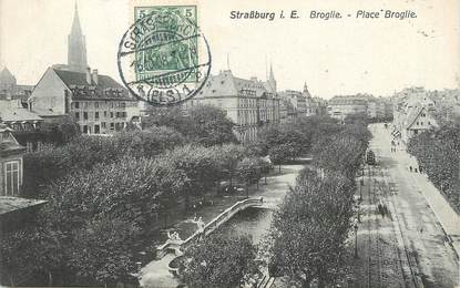 / CPA FRANCE 67 "Strasbourg, place Broglie"