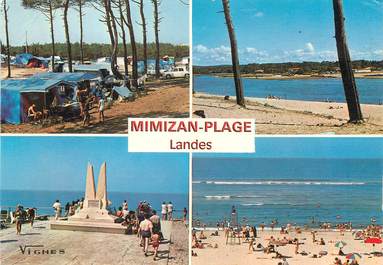 / CPSM FRANCE 40 "Mimizan plage" / CAMPING