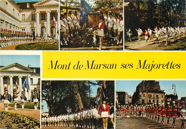 / CPSM FRANCE 40 "Mont de Marsan" / MAJORETTE