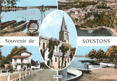 / CPSM FRANCE 40 "Souvenir de Souston"
