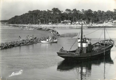 / CPSM FRANCE 40 "Hossegor et le canal Marin"