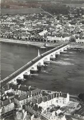 / CPSM FRANCE 41 "Blois, vue aérienne sur le pont"