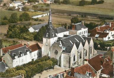 / CPSM FRANCE 41 "Chitenay, vue aérienne, l'église"