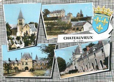 / CPSM FRANCE 41 "Chateauvieux"