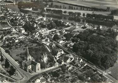 / CPSM FRANCE 41 "Montrichard, l'église de Nanteuil, la ville et le cher"