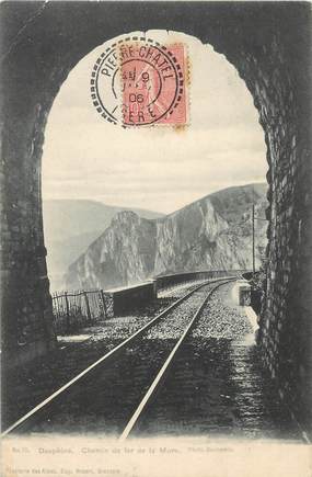 / CPA FRANCE 38 "Chemin de fer de la Mure"