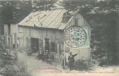 / CPA FRANCE 65 "Cauterets, buvette du Cérizey, route du pont d'Espagne"