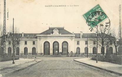/ CPA FRANCE 42 "Saint Chamond, la gare"