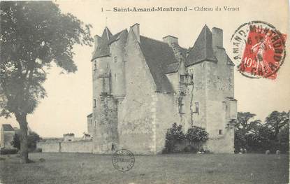 / CPA FRANCE 18 "Saint Amand Montrond, château de Vernet"