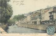 19 Correze / CPA FRANCE 19 "Tulle, quai de Lyon et rue d'Alverge"