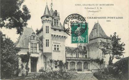 / CPA FRANCE 24 "Château de Champagne Fontaine"