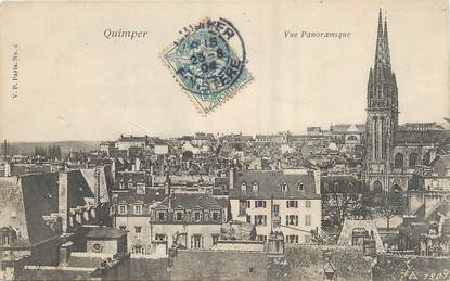 / CPA FRANCE 29 "Quimper, vue panoramique"