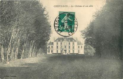 / CPA FRANCE 45 "Chevillon, le château et son allée"