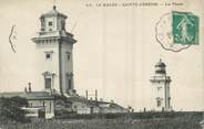 76 Seine Maritime / CPA FRANCE 76 "Le Havre Sainte Adresse, les phares"