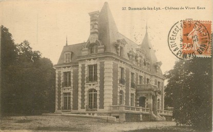 / CPA FRANCE 77 "Dammarie les Lys, château de Vives Eaux"