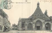 77 Seine Et Marne / CPA FRANCE 77 "Provins, église Saint Ayoul et rue Abeilard"