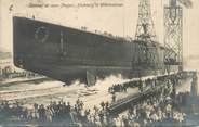 Allemagne CPA ALLEMAGNE "lancement du cuirassé Hindenburg à Wilhemshaven" / PAQUEBOT