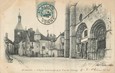 / CPA FRANCE 89 "Avallon, l'église Saint Lazarre et la tour de l'Horloge"