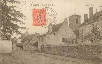 / CPA FRANCE 71 "Saint Rémy, rue de l'église"