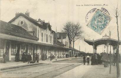/ CPA FRANCE 71 "Paray le Monial, gare"