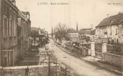 / CPA FRANCE 71 "Laives, route de Nanton"