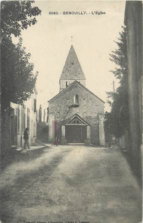 / CPA FRANCE 71 "Genouilly, l'église"