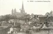 71 SaÔne Et Loire / CPA FRANCE 71 "Autun, la cathédrale et faubourg Talus"