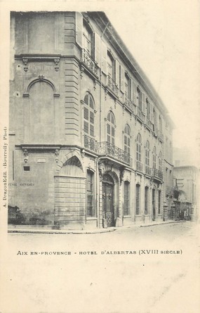 / CPA FRANCE 13 "Aix en Provence, hôtel d'Albertras"