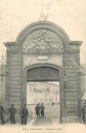 / CPA FRANCE 13 "Aix en Provence, caserne  Forbin"