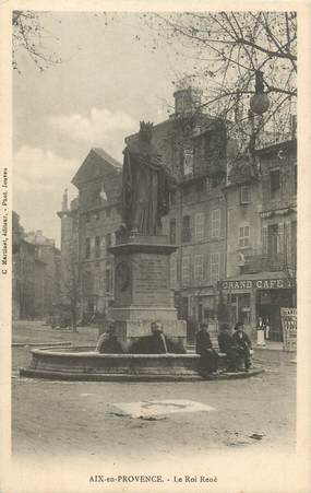 / CPA FRANCE 13 "Aix en Provence, le roi René" / FONTAINE