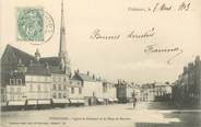 45 Loiret / CPA FRANCE 45 "Pithiviers, église Saint Salomon et la place du Martroi"