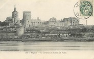 84 Vaucluse / CPA FRANCE 84 "Avignon, vue générale du palais des Papes"