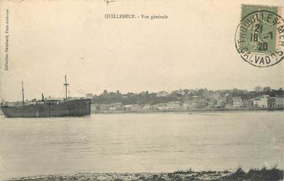 / CPA FRANCE 27 "Quillebeuf, vue générale"