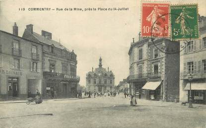 / CPA FRANCE 03 "Commentry, rue de la Mine"