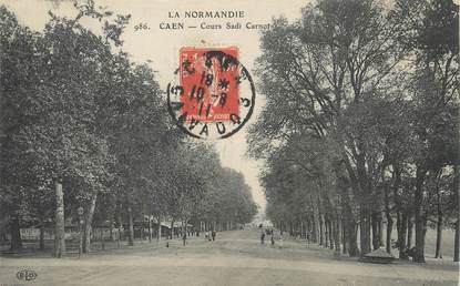 / CPA FRANCE 14 "Caen, cours Sadi Carnot"