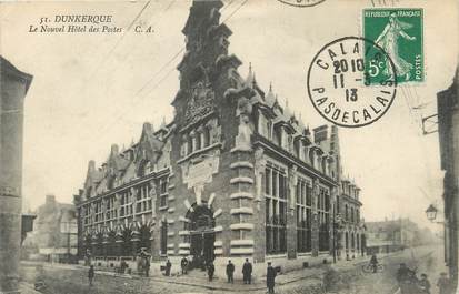 / CPA FRANCE 59 "Dunkerque, le nouvel hôtel des postes"