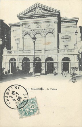/ CPA FRANCE 73 "Chambéry, le Théâtre"