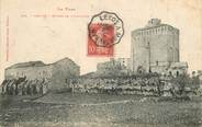81 Tarn CPA FRANCE 81 "Vaour, ruines de l'ancienne  commanderie" / TEMPLIERS / CACHET AMBULANT Lexos à Montauban