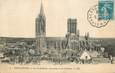 CPA FRANCE 50 "Coutances, la cathédrale"" / CACHET AMBULANT Avranches à Lison