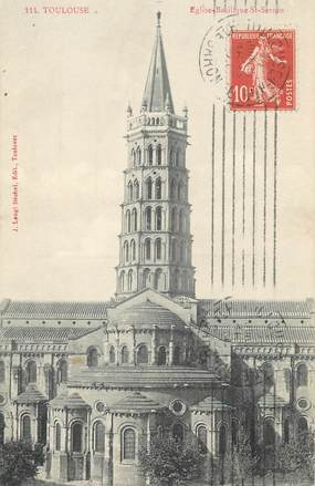 / CPA FRANCE 31 "Toulouse, église Basilique Saint Sernin"