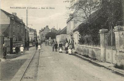 CPA FRANCE 14 "Sallenelles, rue de Dives"